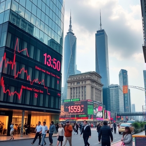 台灣股市上升的市況圖