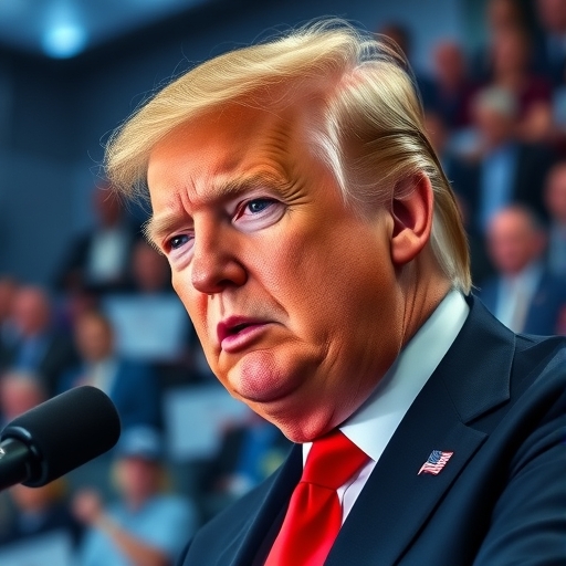 川普在美國德州演講，談論半導體關稅政策