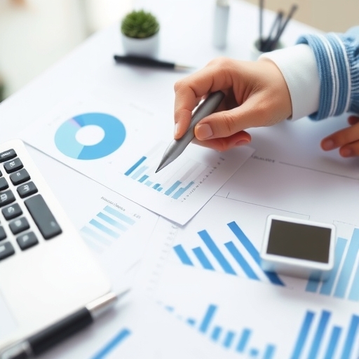 商業財務報告分析圖表0