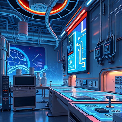 未來感的半導體工廠