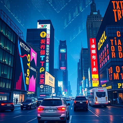 加密貨幣市場的波動圖表