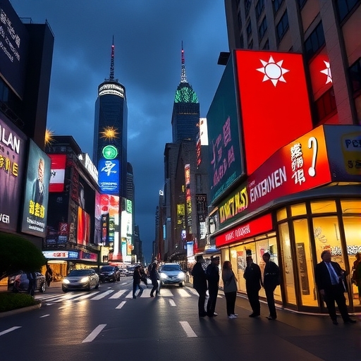 台灣經濟面臨壓力的情景