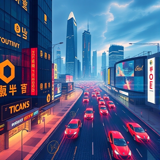 一位男子正在街頭交易股票