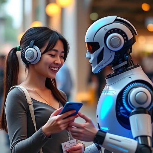 AI 應用程式進行社交互動