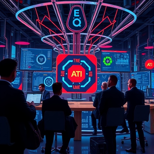 AI晶片與技術專家在會議中討論