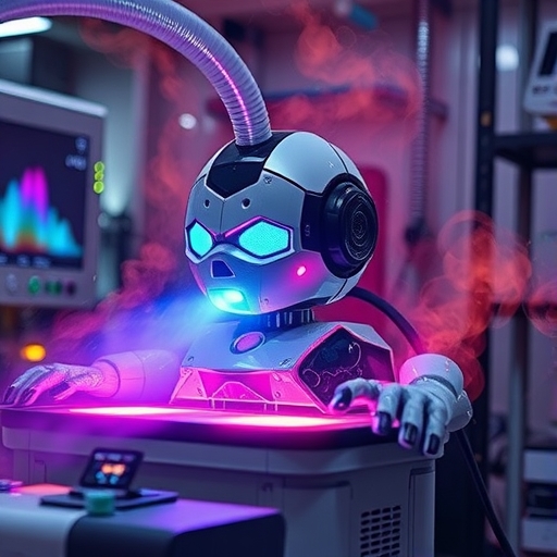 AI冷卻技術運作中的示意圖