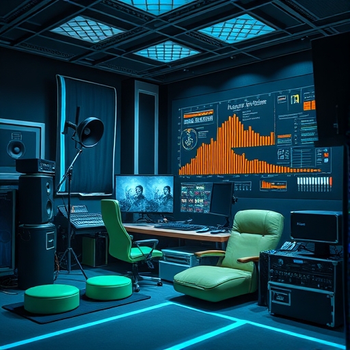 AI音樂創作工作室場景