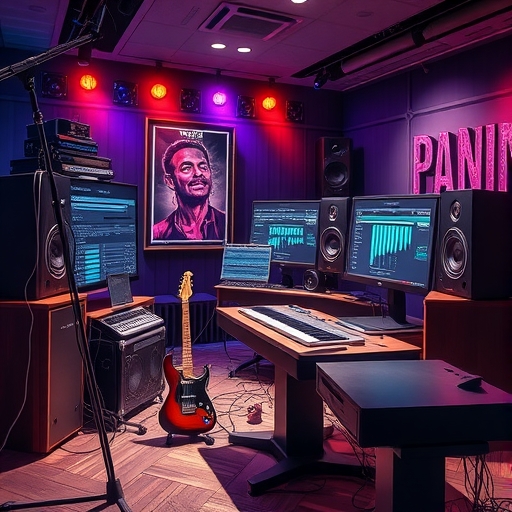 AI音樂創作工作室場景