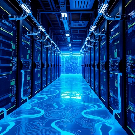 液冷包圍的AI伺服器