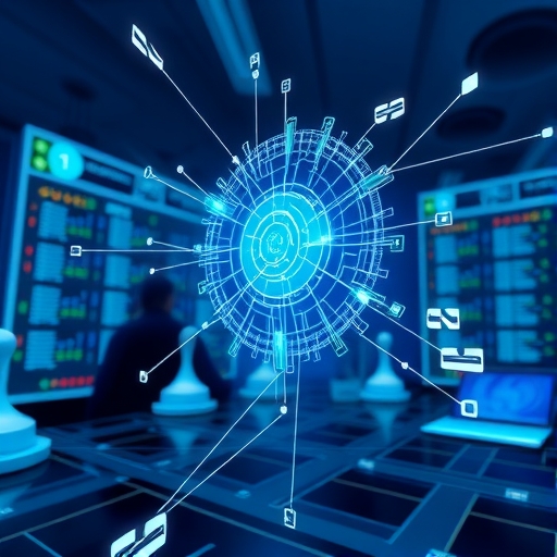 一位男子正在街頭交易股票