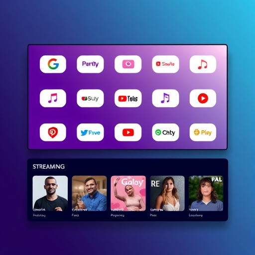 一個串流平台的介面