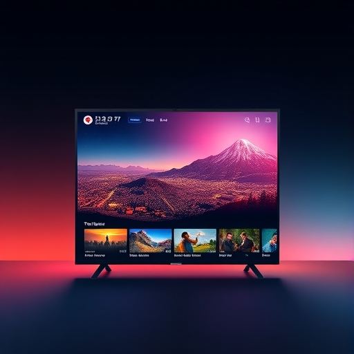 一個串流平台的介面