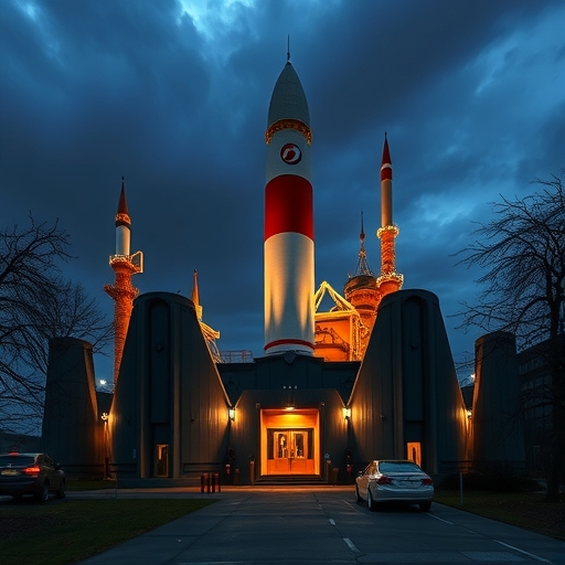 高產能固體火箭發動機新廠的外觀第三張