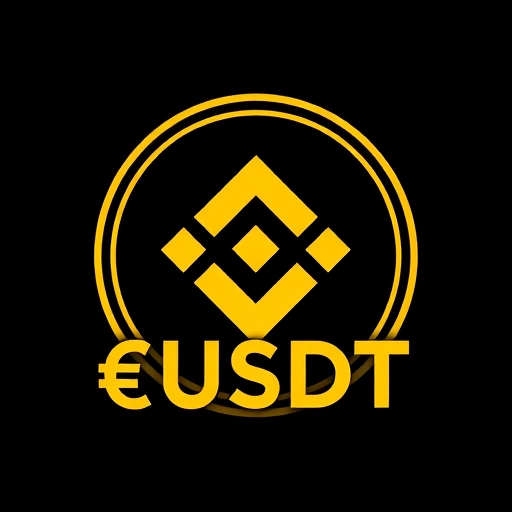 Binance logo with USDT
