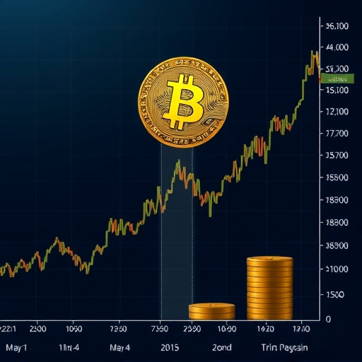 比特幣價格圖表急速下跌