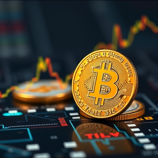 比特幣價格圖表呈下跌趨勢