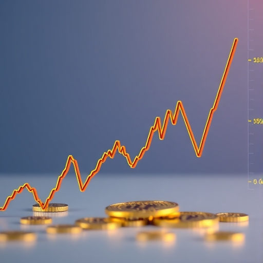 比特幣價格圖表呈下跌趨勢