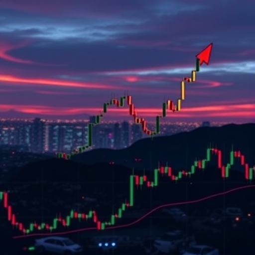 比特幣交易圖表下跌