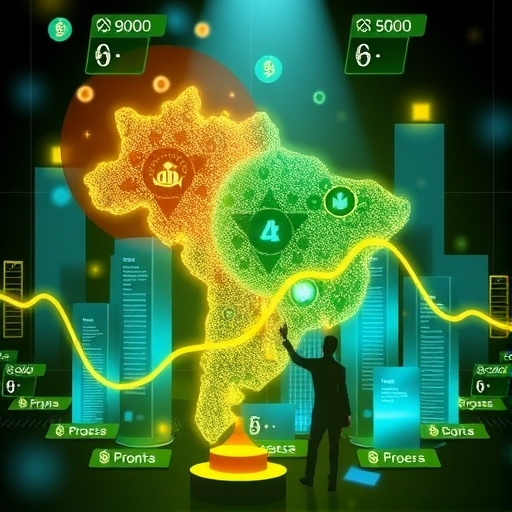 一位男子正在街頭交易股票