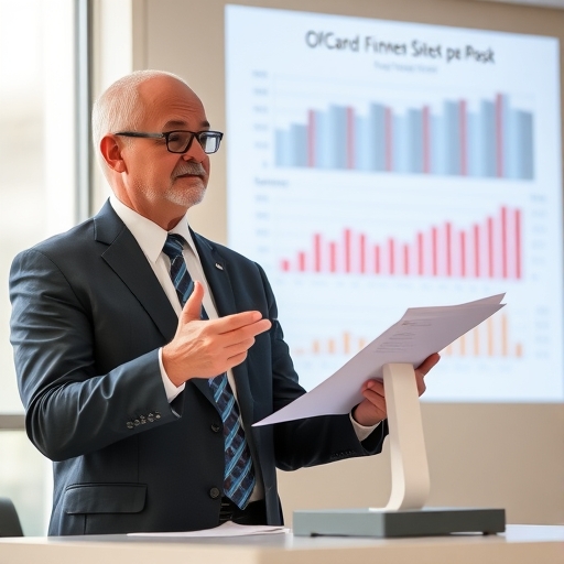 一位男子正在街頭交易股票