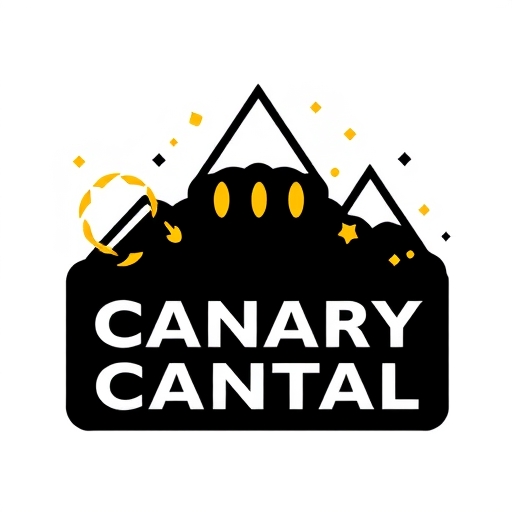 金絲雀資本的加密貨幣主題標誌