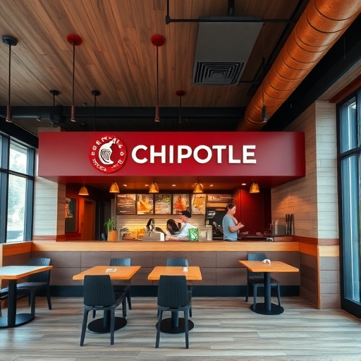 Chipotle餐廳內部設計展示