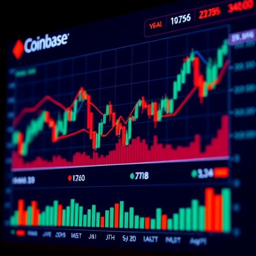 Coinbase 股票市場分析圖