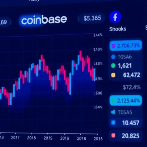 Coinbase 股票市場分析圖