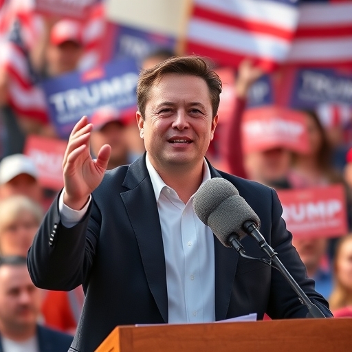 埃隆·馬斯克在政治集會中的演講