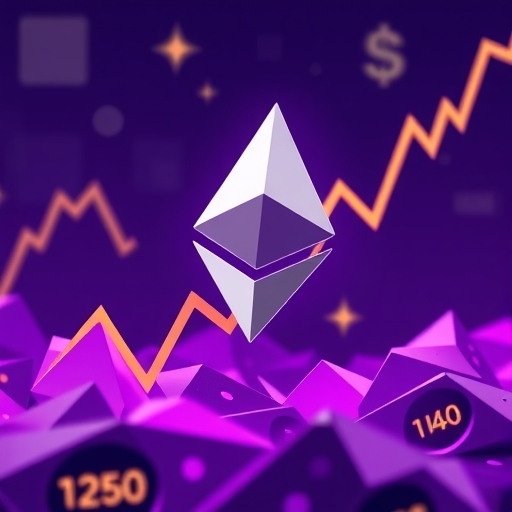 以太幣價格飆升的圖表