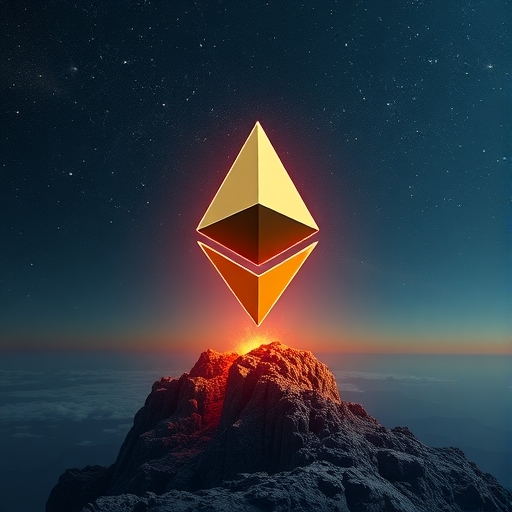 以太坊價格突破新高的圖表