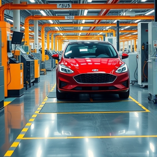 福特電動車工廠的外觀