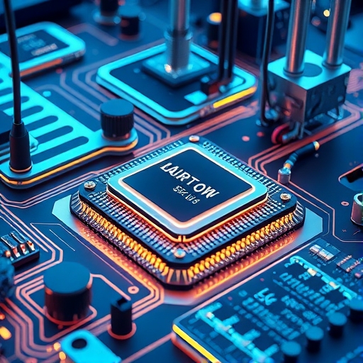 未來感的半導體製造設施