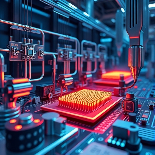 未來感的半導體製造設施