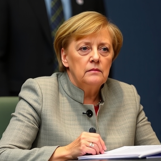 德國總理梅爾茨在會議中