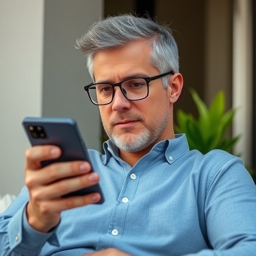 一位女子正在使用 Google Pixel 10 智慧手機進行操作