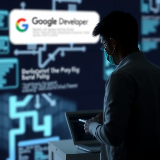 Google開發者驗證政策概念示意圖
