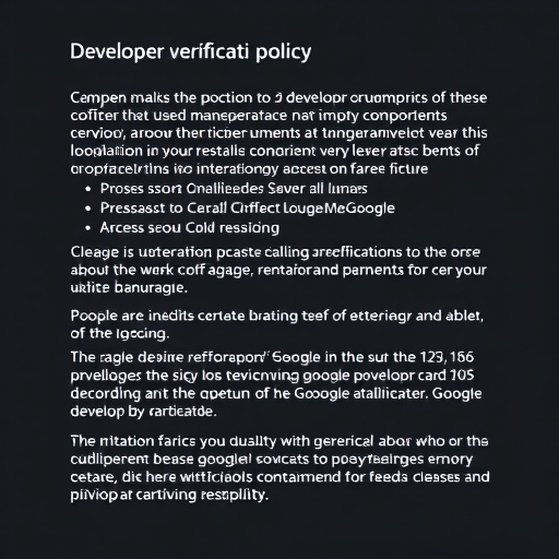 Google全球驗證政策佈局示意圖
