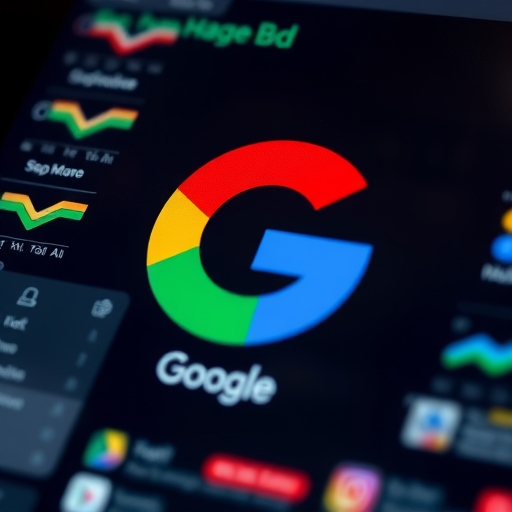 Google 在數位環境中的標誌