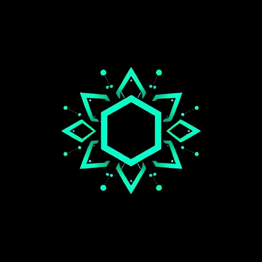 包含加密元素的Hedera標誌