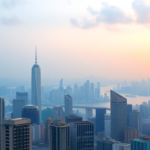 香港天際線與數位資產