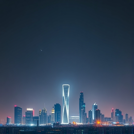 印度天際線與科技巨頭標誌