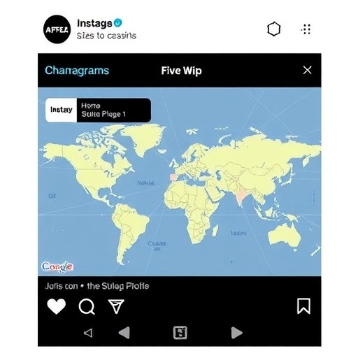 Instagram轉發功能操作界面
