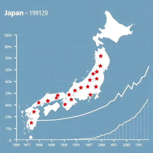 一個日本經濟的金融圖表