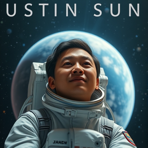 孫宇晨在太空中