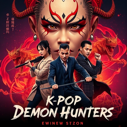 《KPop Demon Hunters》電影海報