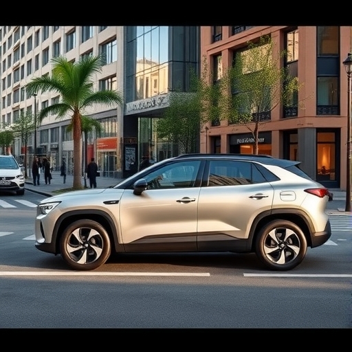 蔚來樂道L90在城市中的展示狀態