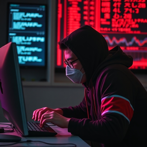 北韓駭客透過電腦進行深度偽造