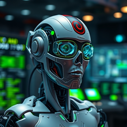 輝達AI技術運作中的示意圖