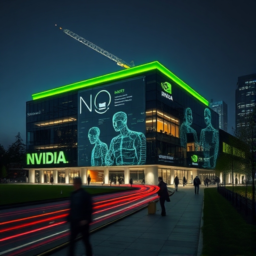輝達總部展示人工智慧技術